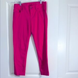 Lilly Pulitzer Hot Pink Cropped Jeans
